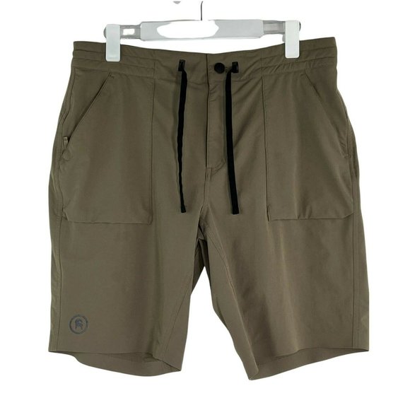 Backcountry Other - Backcountry Steort Brown Zip Pockets Stretch Drawstring 10" Climbing Shorts 34